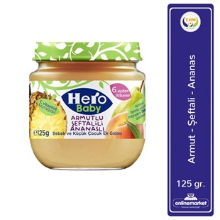 Ülker Hero Baby Armut-Şeftali-Ananas 125 gr 