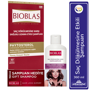 Bioblas Pro Şampuan Sağlıklı Uzaman Jel Hediyeli 360 ml