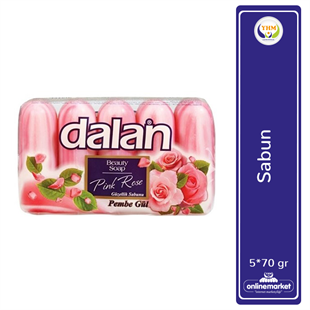 Dalan Beauty Güzellik Sabunur Gül 5x70 gr
