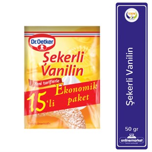 Dr. Oetker Şekerli Vanilin 15li 6lı 12 gr