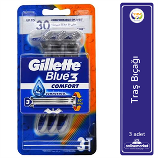 Gilette Blue 3 Pride 3lü Poşet